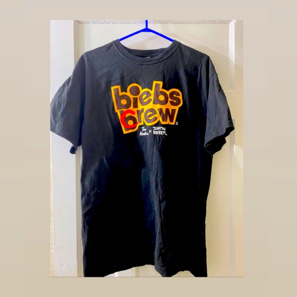 Justin Bieber “Biebs crew” employee shirt!
